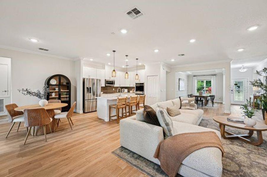 Furnished interior view inside a new home in Royal Highlands, Weeki Wachee (Image 18). Furnished interior view inside a new home in Royal Highlands, Weeki Wachee (Image 18).