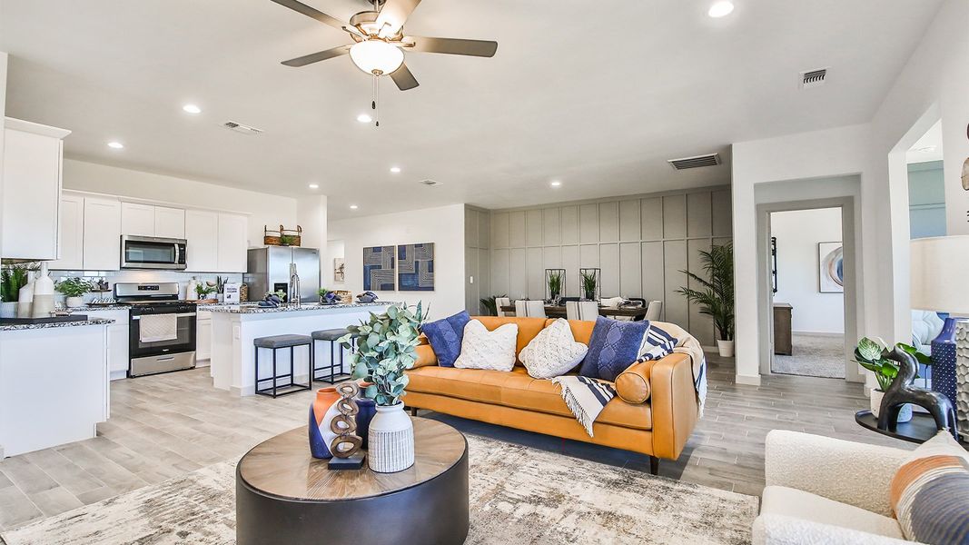 Representative furnished interior of a home built from the The Holden by D.R. Horton in Abbey Glen, Lubbock (Image 23). Representative furnished interior of a home built from the The Holden by D.R. Horton in Abbey Glen, Lubbock (Image 23).