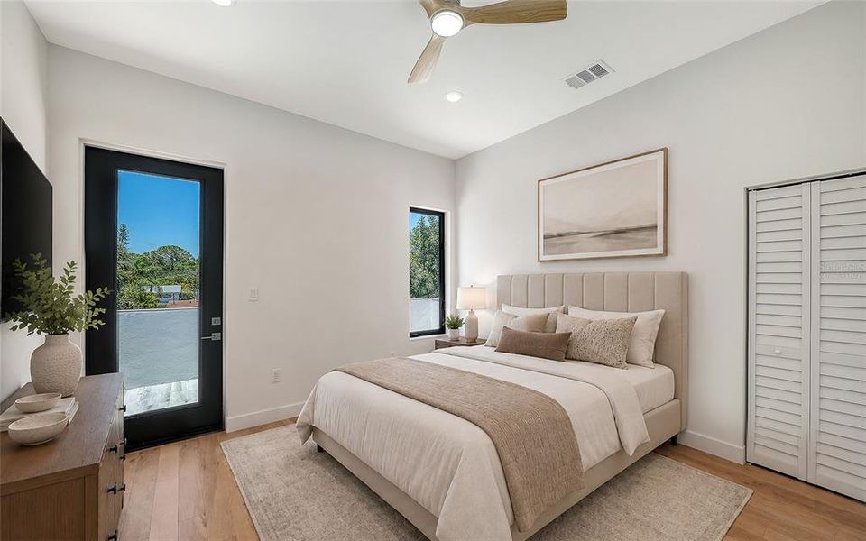 Furnished interior view inside a new home in , Sarasota (Image 32).