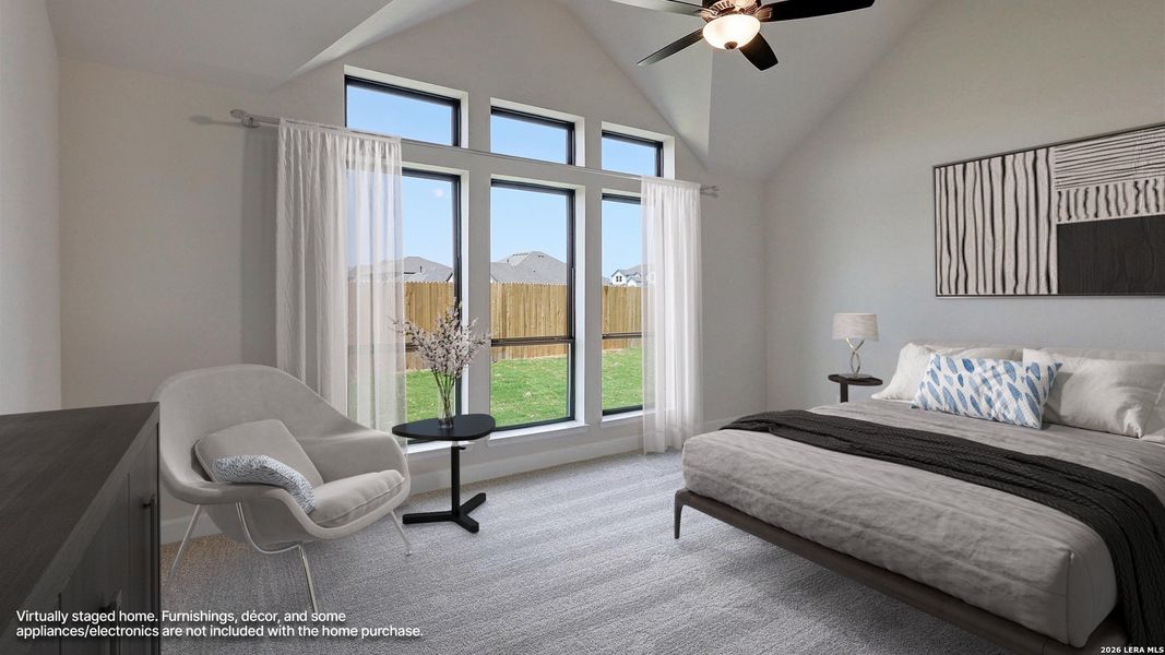 Furnished interior view inside a new home in Haby Hill, San Antonio (Image 12). Furnished interior view inside a new home in Haby Hill, San Antonio (Image 12).
