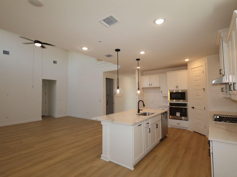 Furnished interior view inside a new home in Edgewood, Leander (Image 8).