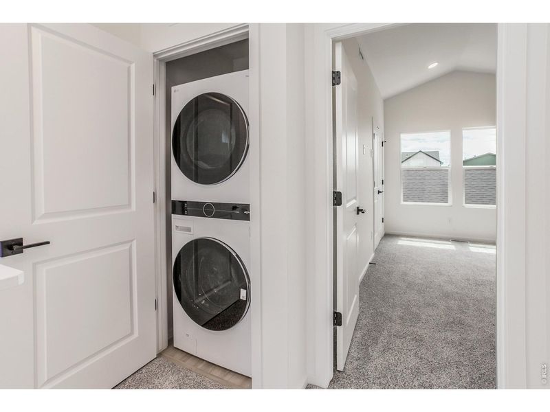 Furnished interior view inside a new home in Prairie Song Story Collection - Single Family Homes, Windsor (Image 13).