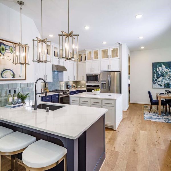 Furnished interior view inside a new home in Woodforest Townhomes, Montgomery (Image 40).