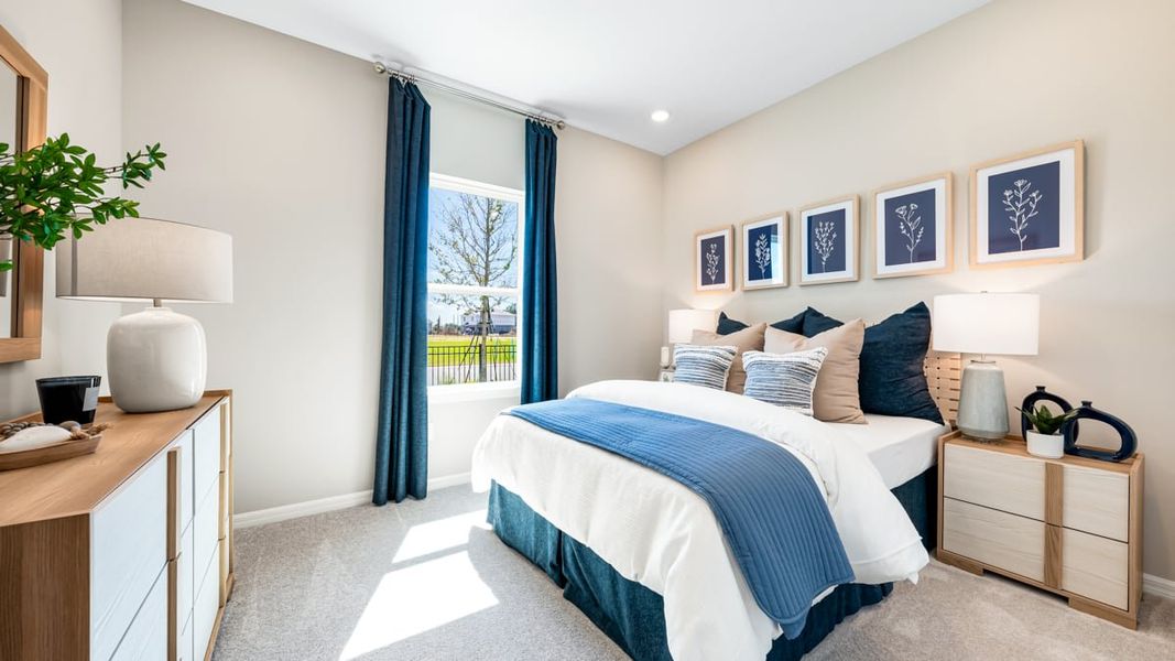 Furnished interior view inside a new home in Windward Preserve, Cocoa (Image 15).