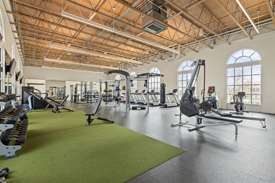 Private Gym for Residents - workout classes offered