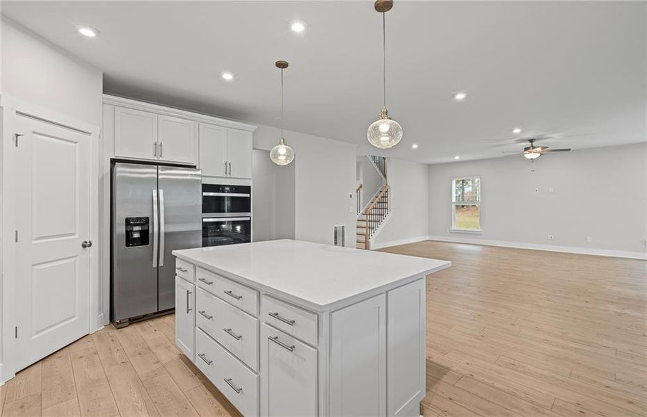 Furnished interior view inside a new home in Oakwood, Cumming (Image 7). Furnished interior view inside a new home in Oakwood, Cumming (Image 7).