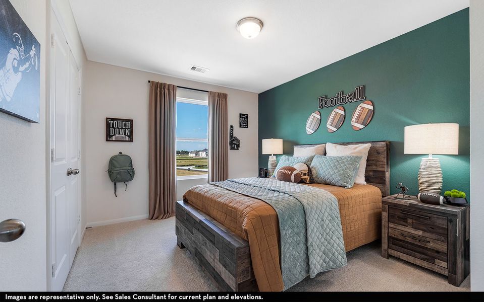 Furnished interior view inside a new home in La Terra, Celina (Image 22).