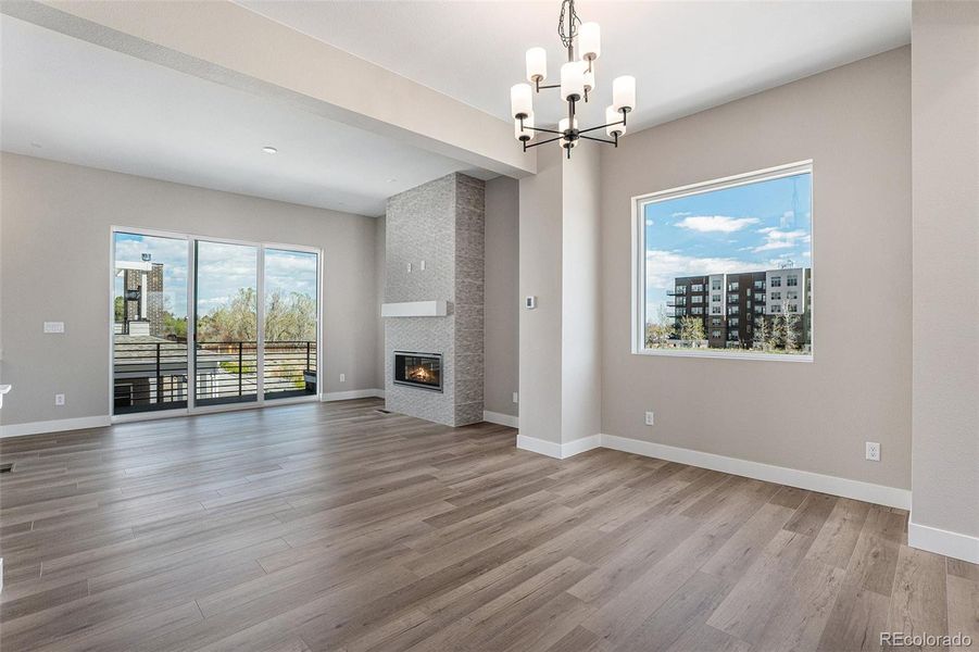 Spacious, unfurnished interior of a new home in Prelude at TAVA Waters, Denver (Image 19).