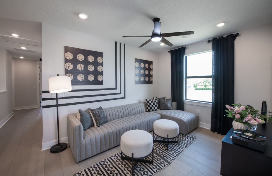 Furnished interior view inside a new home in Hendrix Reserve, Lake Worth (Image 3).