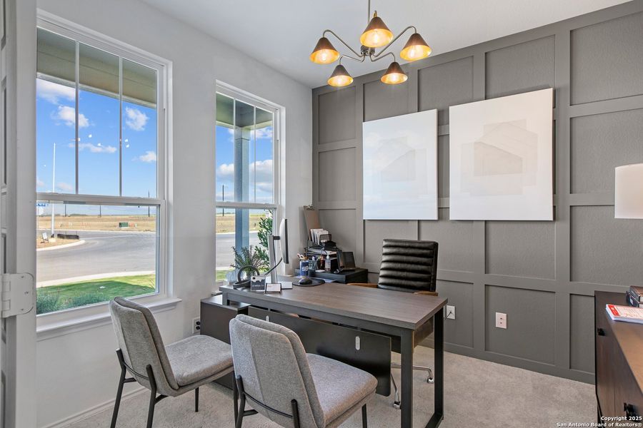 Furnished interior view inside a new home in Dove Song, San Antonio (Image 5).