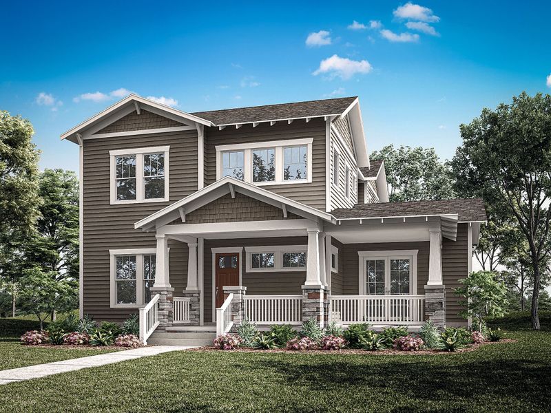 Representative exterior photo of a completed home built from the Merritt by Mattamy Homes in Celebration - Island Village, Celebration, FL (Image 16).