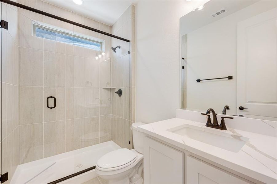 Furnished interior view inside a new home in Windsong Ranch Classic 61, Prosper (Image 11). Furnished interior view inside a new home in Windsong Ranch Classic 61, Prosper (Image 11).