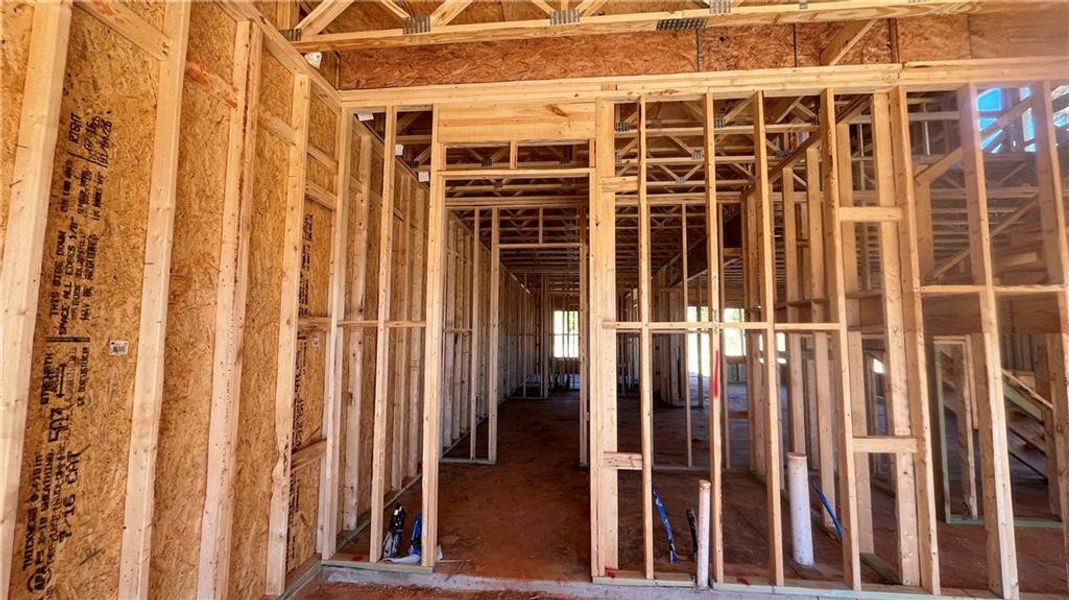 In-progress construction of a new home in Legacy Downs, Canton, GA (Image 27).