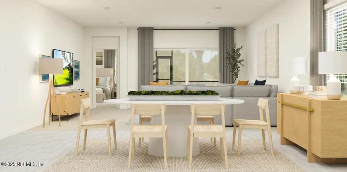 Furnished interior view inside a new home in Tributary: Tributary Royal Collection, Yulee (Image 21).