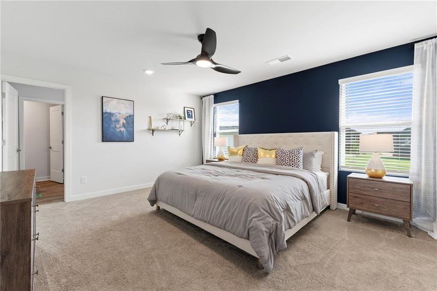 Furnished interior view inside a new home in Southern Hills, McDonough (Image 26).