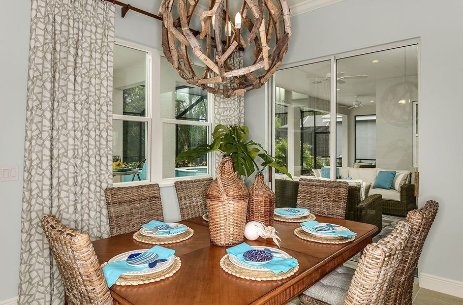 Furnished interior view inside a new home in Grand Park, Sarasota (Image 10).