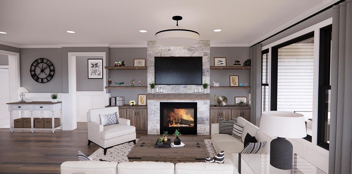 Furnished interior view inside a new home in , Lake Worth (Image 37).