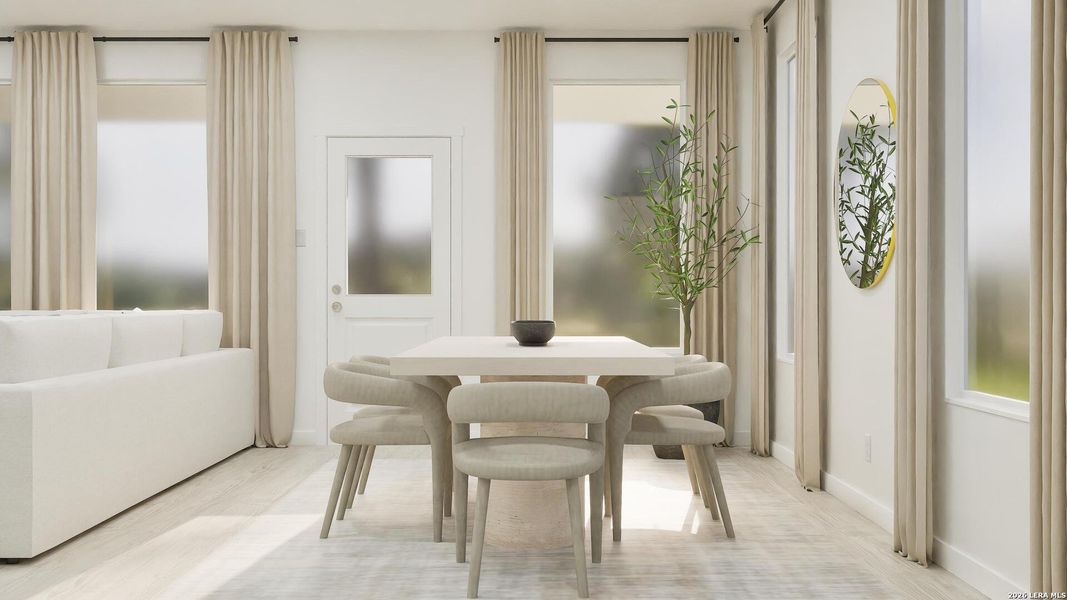 Furnished interior view inside a new home in Voss Farms, New Braunfels (Image 25).