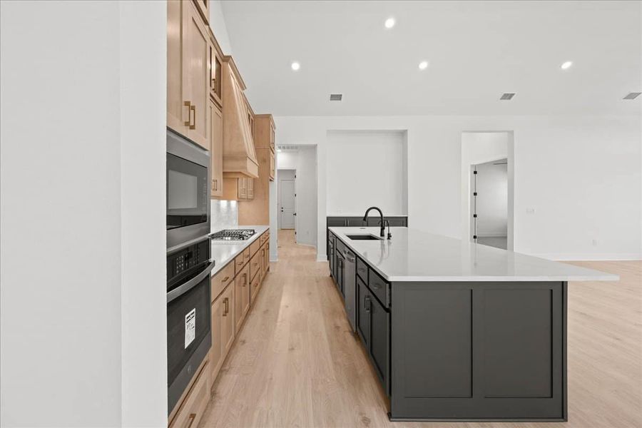 Furnished interior view inside a new home in 6 Creeks, Kyle (Image 9). Furnished interior view inside a new home in 6 Creeks, Kyle (Image 9).