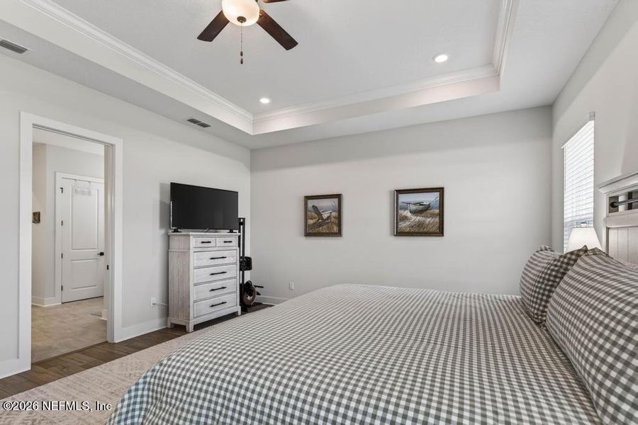 Furnished interior view inside a new home in , Hilliard (Image 44).