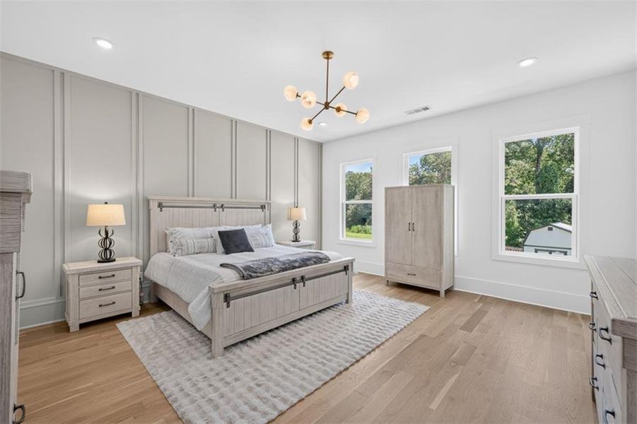 Furnished interior view inside a new home in , Buford (Image 81).