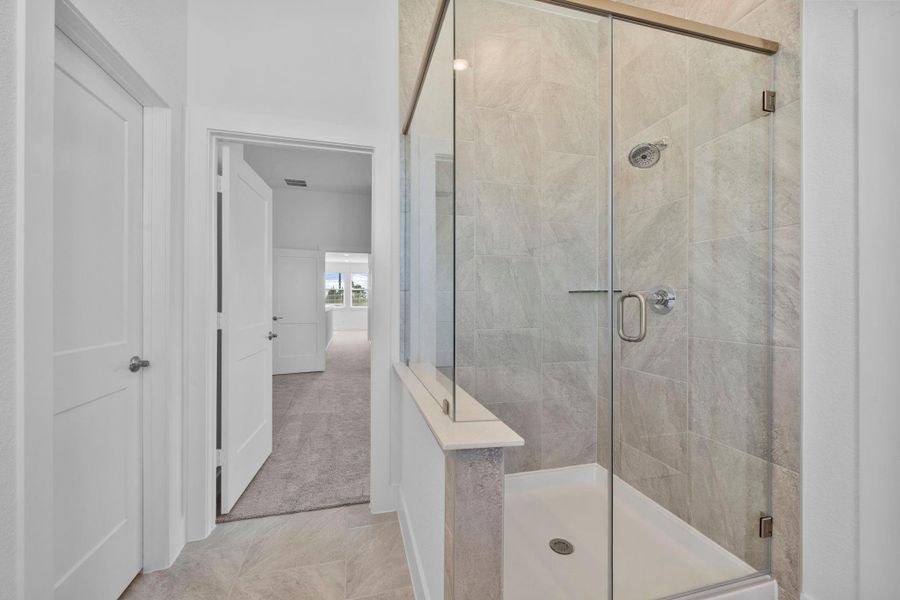 Furnished interior view inside a new home in Bridgeland, Cypress (Image 11).