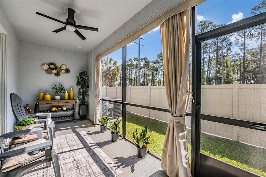 Exterior details and patio area of a home in Azalea Shores, Largo (Image 4).