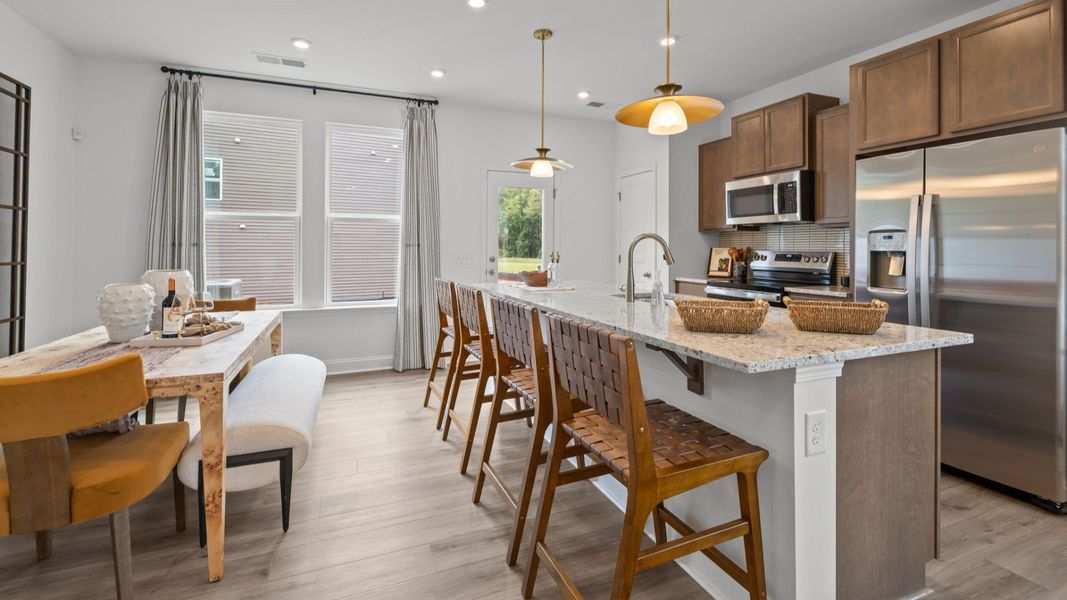 The Litchfield Plan by DBR Homes at Bell Glen in Charlotte, NC- Kitchen