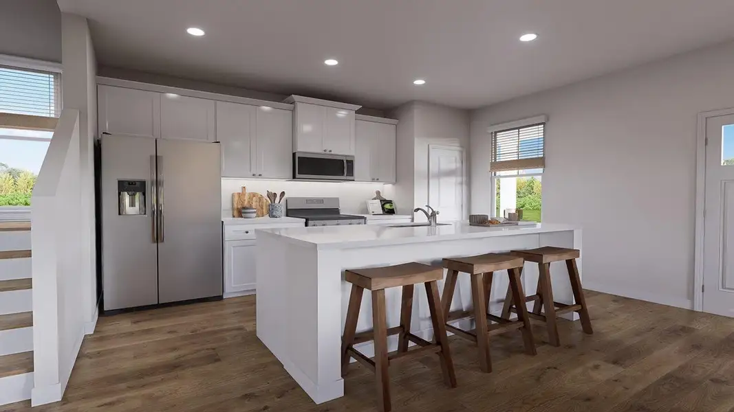 Furnished interior view inside a new home in Founders Corner, Summerville (Image 4). Furnished interior view inside a new home in Founders Corner, Summerville (Image 4).