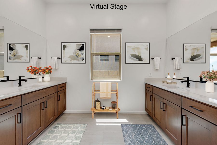 Furnished interior view inside a new home in Saguaro Reserve II, Marana (Image 7). Furnished interior view inside a new home in Saguaro Reserve II, Marana (Image 7).