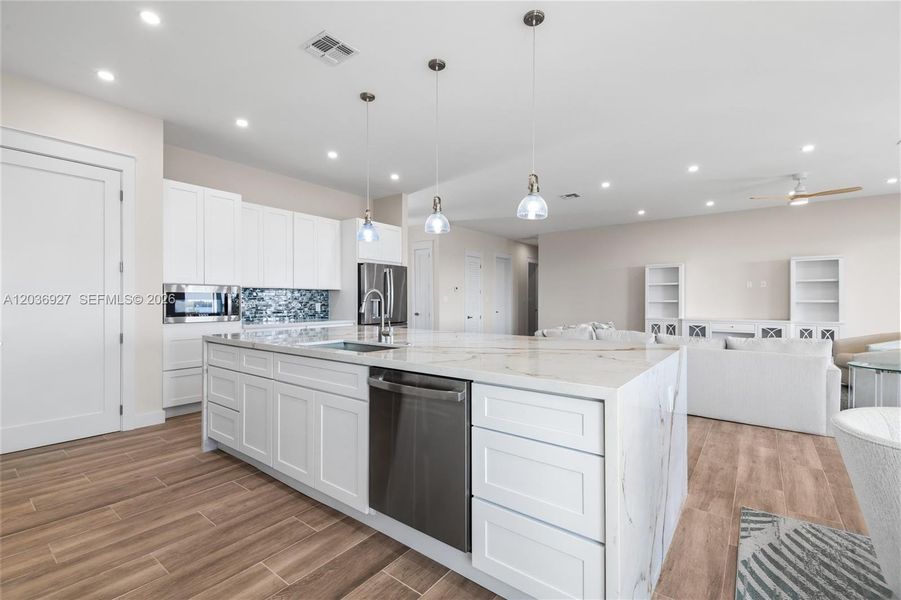 Furnished interior view inside a new home in , Big Pine Key (Image 15).