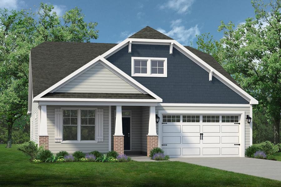 Representative exterior photo of a completed home built from the The Boardwalk by Chesapeake Homes in The Willows, Loris, SC (Image 21).