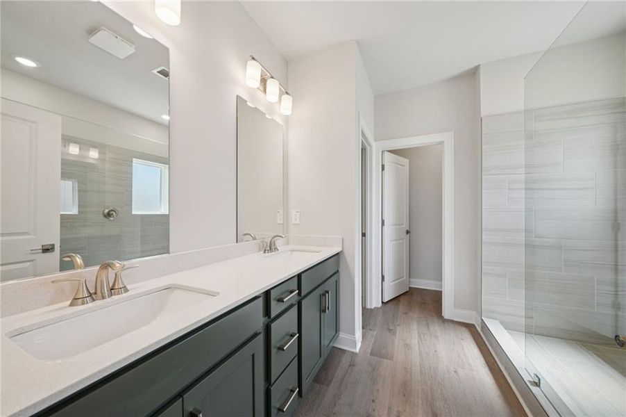 Furnished interior view inside a new home in River Pointe, Monroe (Image 9).