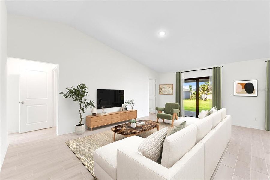 Furnished interior view inside a new home in , Port Charlotte (Image 8).