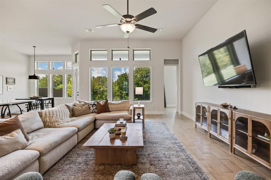 Furnished interior view inside a new home in Monterra - Classics, Fate (Image 12). Furnished interior view inside a new home in Monterra - Classics, Fate (Image 12).