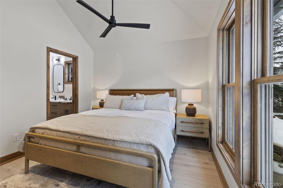 Furnished interior view inside a new home in , Breckenridge (Image 25).