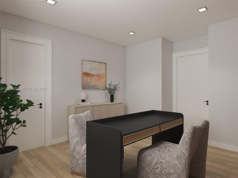 Furnished interior view inside a new home in , Fort Lauderdale (Image 20).