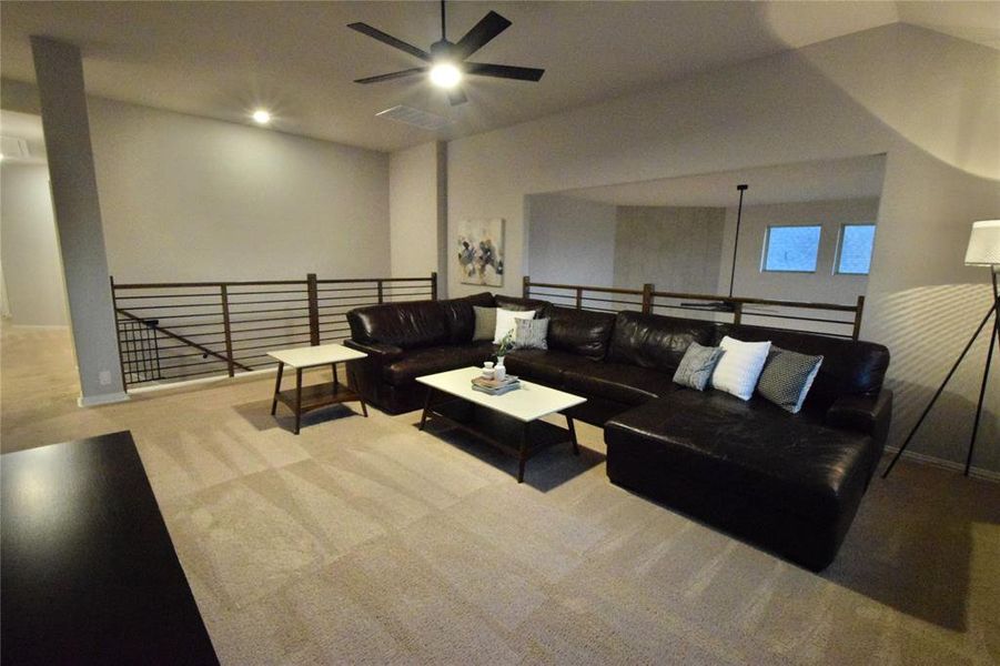 Furnished interior view inside a new home in Abe's Landing, Granbury (Image 15).