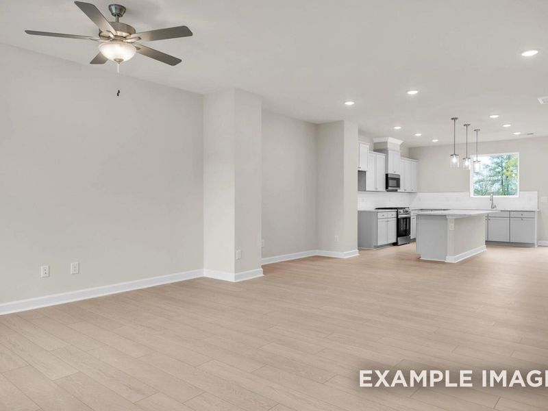 Spacious, unfurnished interior of a new home in Camden Park, Knightdale (Image 20).