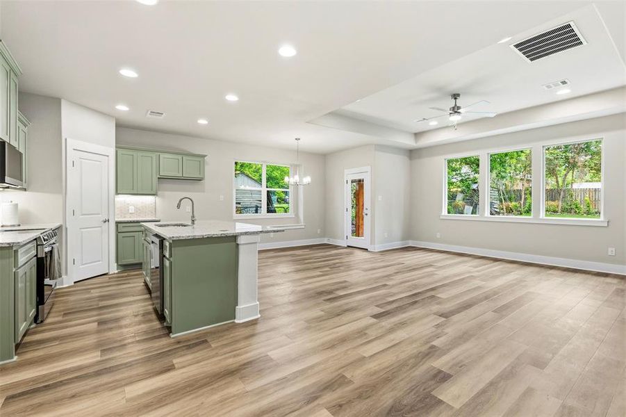 Furnished interior view inside a new home in , Sherman (Image 8).