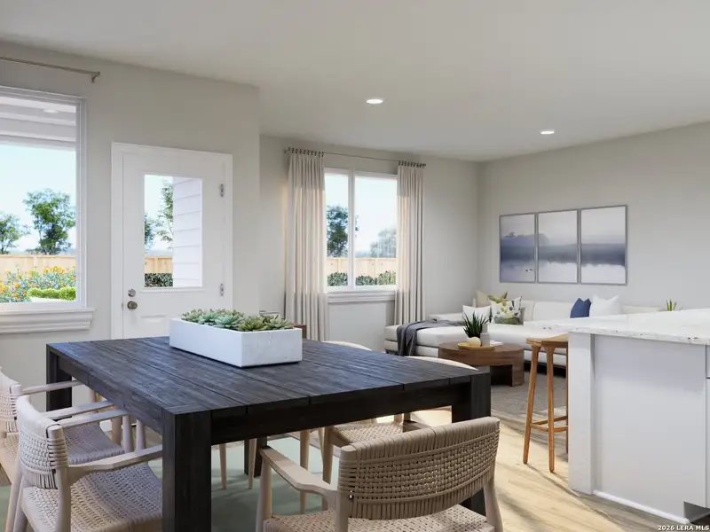 Furnished interior view inside a new home in Melissa Ranch, San Antonio (Image 17).