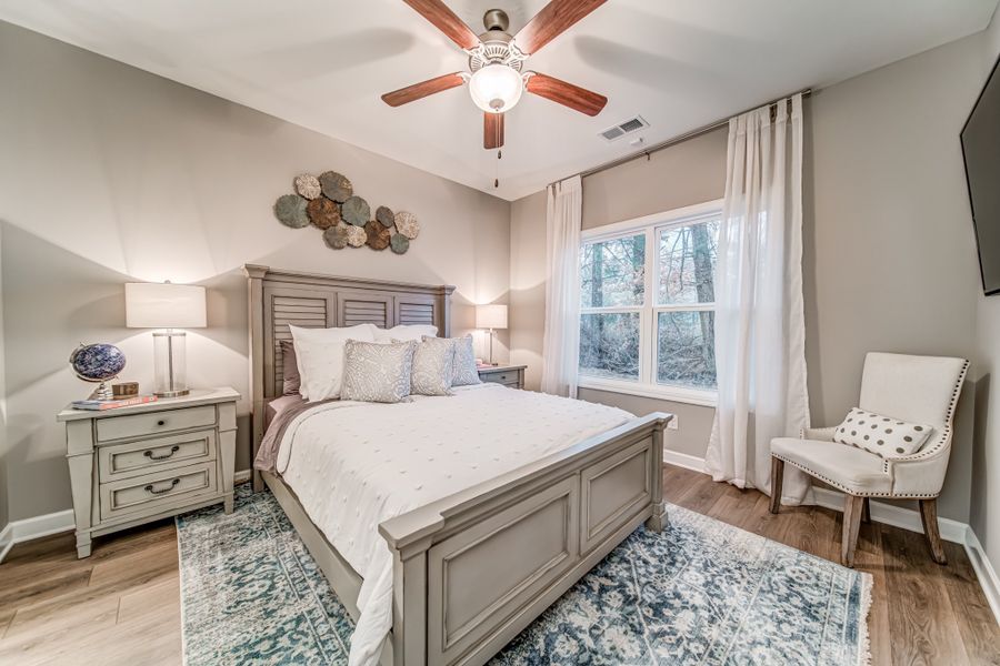 Representative furnished interior of a home built from the Crawford by Parkside Builders in The Woods, Gallatin (Image 14).