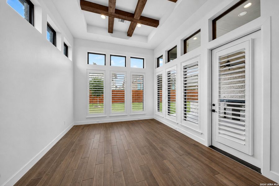 Spacious, unfurnished interior of a new home in Ladera, San Antonio (Image 56). Spacious, unfurnished interior of a new home in Ladera, San Antonio (Image 56).