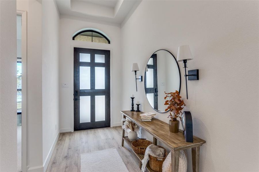Furnished interior view inside a new home in Ventana, Fort Worth (Image 15).