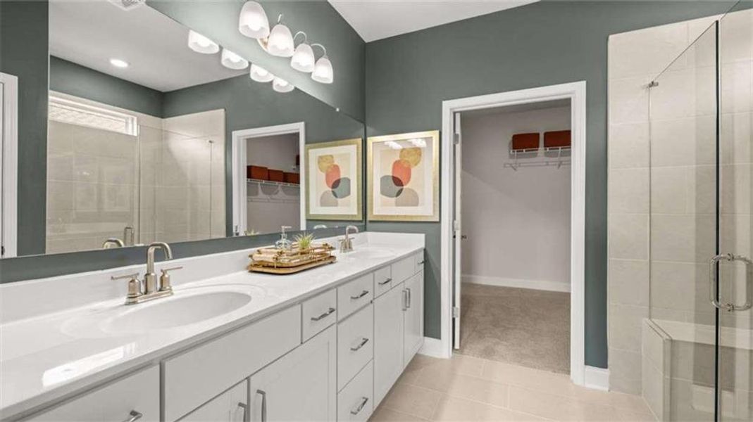 Furnished interior view inside a new home in Oak Ridge Meadows, Locust Grove (Image 16).