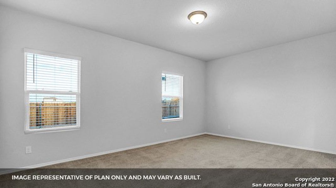 Spacious, unfurnished interior of a new home in Brookstone Creek, San Antonio (Image 22).