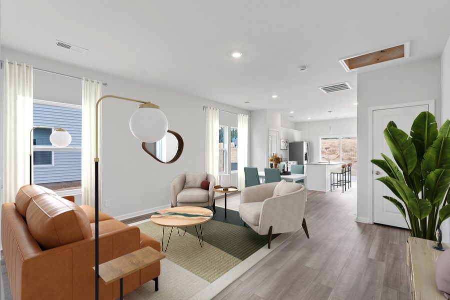 Furnished interior view inside a new home in Pinecrest, West Columbia (Image 3).