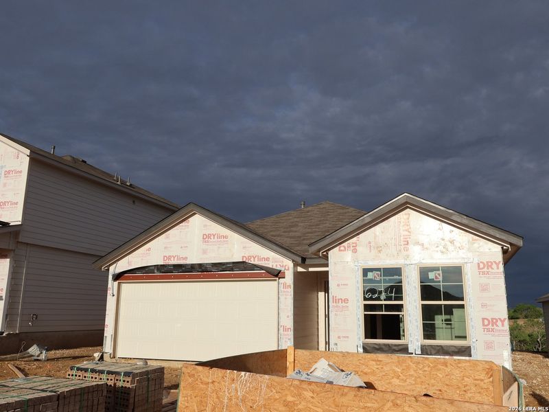 In-progress construction of a new home in Mesquite Ridge, San Antonio, TX (Image 27).