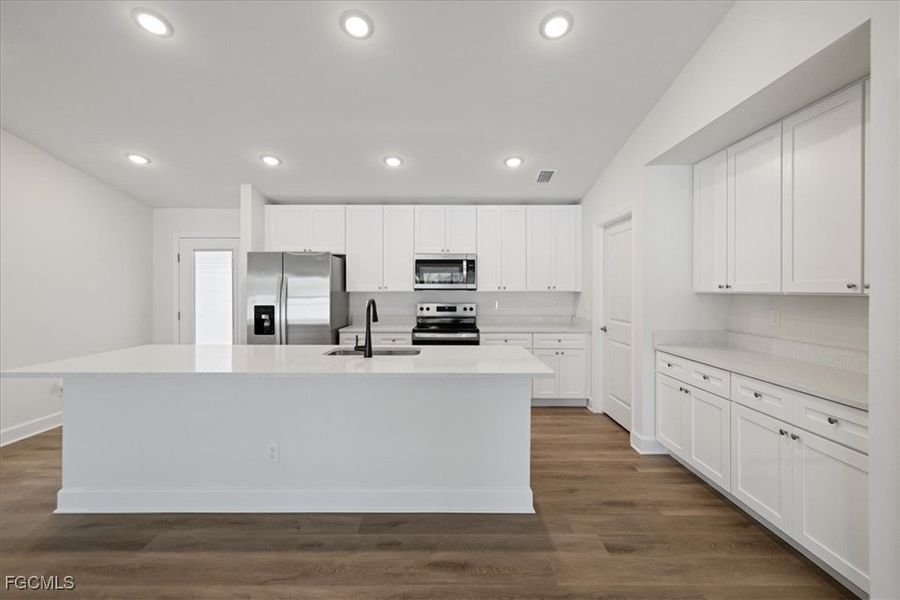 Furnished interior view inside a new home in Cape Coral, Cape Coral (Image 8). Furnished interior view inside a new home in Cape Coral, Cape Coral (Image 8).