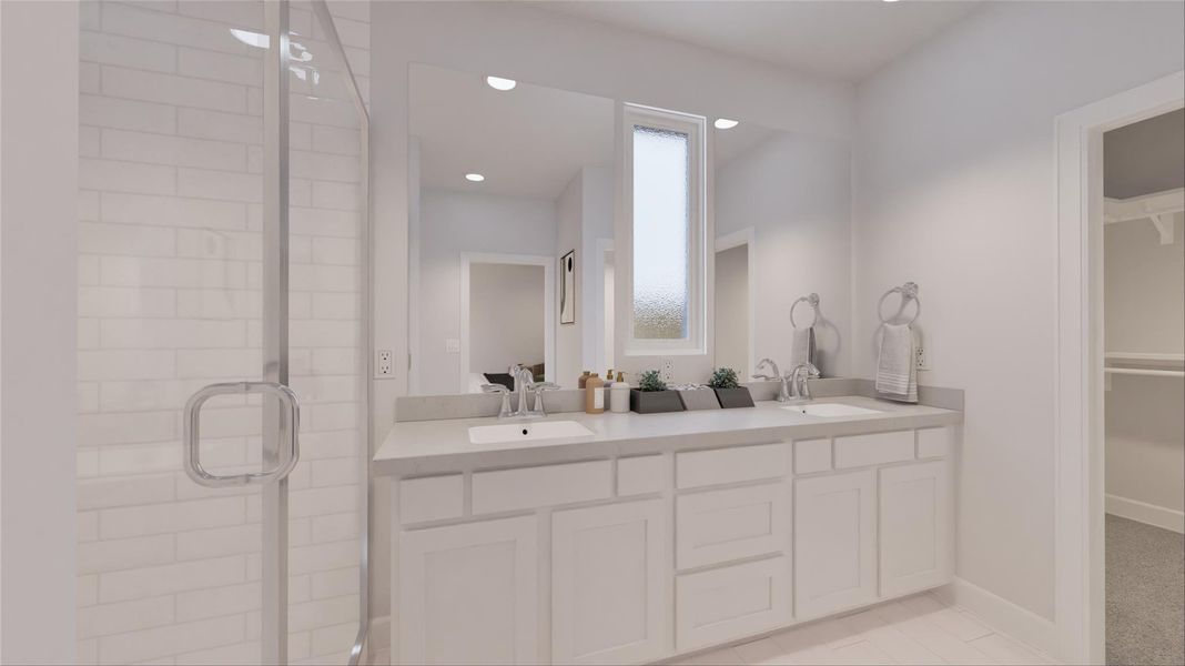 Furnished interior view inside a new home in Oakberry Trails, Waller (Image 7).